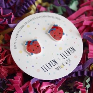 Human Anatomy Kawaii Heart Medical Doctor Studs